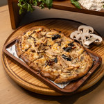 Chicken Mushroom Flat Bread